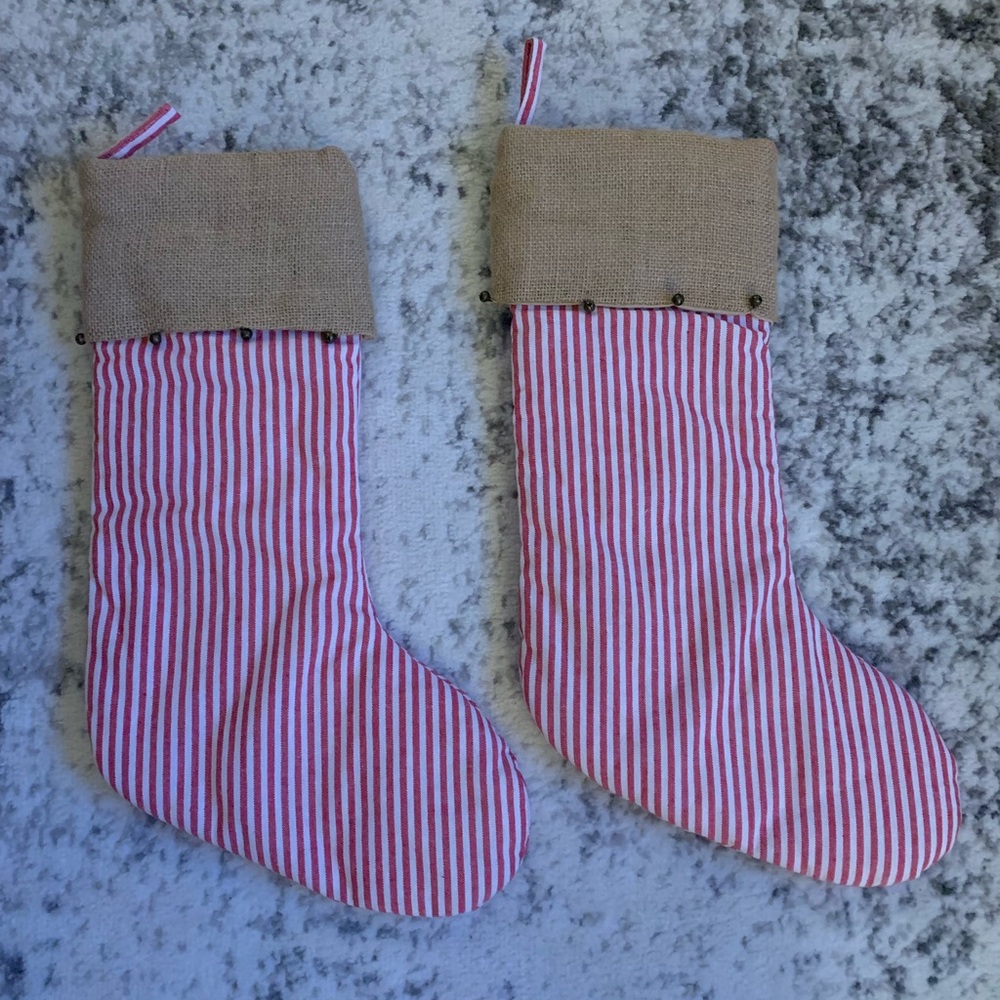 Set of NEW Martha Stewart Christmas Stockings